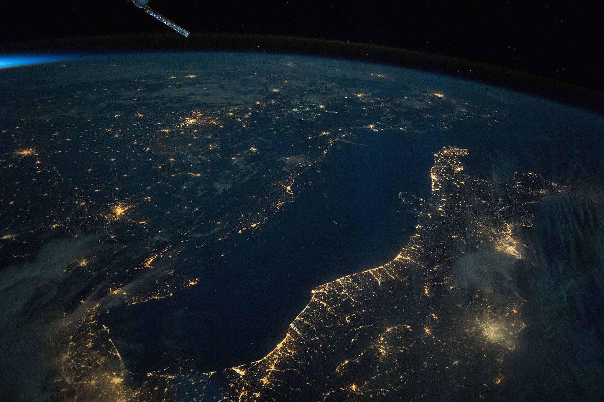 View of Earth taken during ISS Expedition 55.