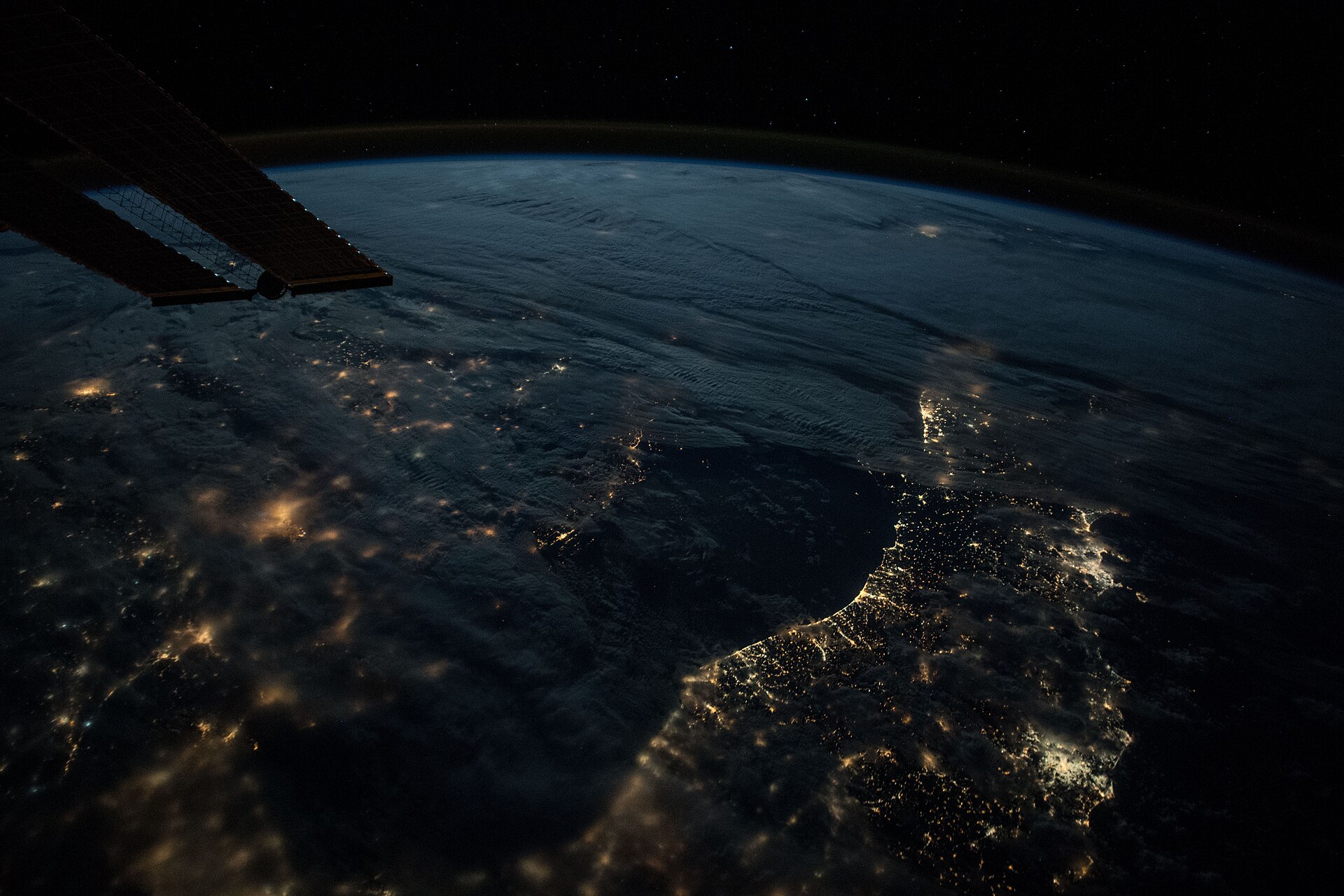 View of Earth taken during ISS Expedition 54.