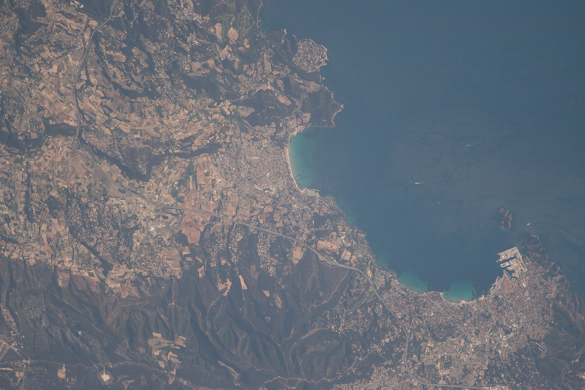 View of Earth taken during ISS Expedition 55.
